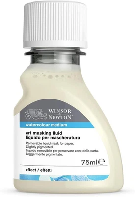 WINSOR & NEWTON Art Masking Fluid 75Ml - Lightly Tinted Liquid for Paper Protection & Detail