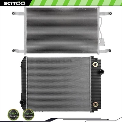 New Truck Radiator and A/C Condenser Kit Fits 1999 Freightliner FL60 1993 FLD120 - Image 1 of 4