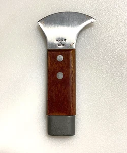 Fan Out IV Japan Wood Handle Qtr. Moon Leather Cutting - Pattern Marking Hand - Picture 1 of 6