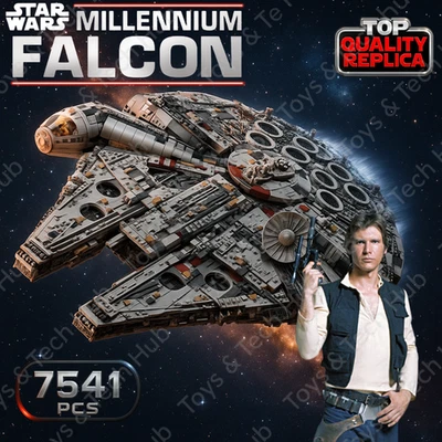 ⭐ Ultimate UCS Millennium Falcon 75192 Star Wars Starship Building Set Collector - Image 1 of 4