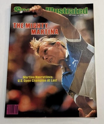 NEWSSTAND Sports Illustrated September 19 1983- Martina Navratilova - Image 1 of 4