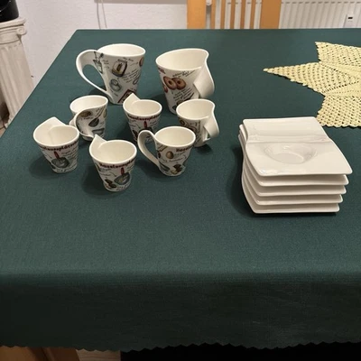 Villeroy & Boch New Wave Tassenset Apfelküchl/Haselnussplätzchen - Bild 1 von 4