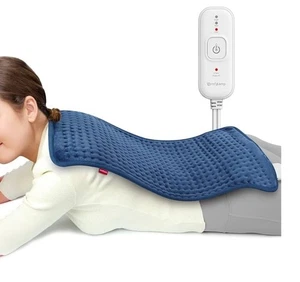 Comfytemp Heating Pad 12x24 Navy Blue Back Pain Relief Cramps 3 Heat Levels - Picture 1 of 2