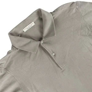 Polo Luca Faloni uomo XL grigio talpa manica corta Made in Italy minimalista - Foto 1 di 10