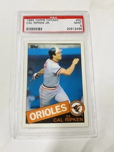 1985 TOPPS TIFFANY #30 CAL RIPKEN JR. PSA 9 MINT HOF ORIOLES - Picture 1 of 2