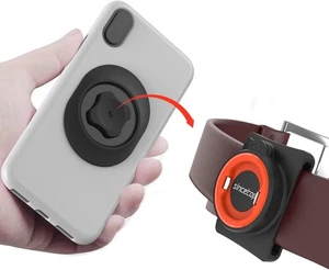 Clip de cinturón para teléfono sincetop con montaje rápido, celular deportivo universal negro  - Imagen 1 de 9