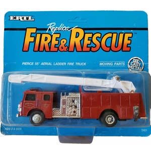 Ertl Pierce 55' Aerial Ladder Fire Truck Fire & Rescue Diecast - Picture 1 of 10