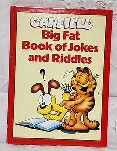 Garfield:Big Fat Book of Jokes & Riddles Katy Hall , Illustrated Mike Fentz 1985 - Picture 1 of 18