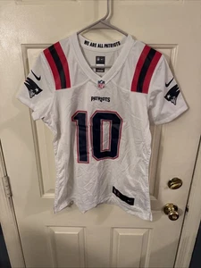 Nike Mac Jones Mujer New England Patriots Jugador Juego Jersey Blanco Talla M Deportes - Imagen 1 de 14