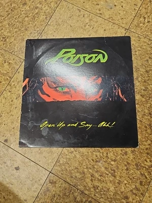 Poison Open Up And Say Ahh! 1988 LP Enigma Records C1-48493 Vinyl Record #sect3 - Image 1 of 4