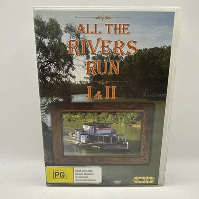 All The Rivers Run 1 & 2 DVD Region 4 Australian Drama miniseries John Waters - Image 1 of 4