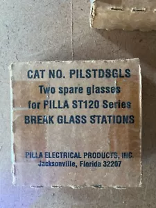 Pilla Emergency Power Off Button SPARE GLASS PILSTDSGLS Brand New!!! For ST120 - Picture 1 of 1