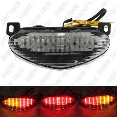 Прозрачный светодиодный интегрированный задний фонарь поворотника для Kawasaki ER-6N ER-6F 09-11 2010 - Изображение 1 из 4