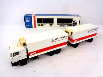 Lion Toys DAF 2800-3300 Truck & Trailer Hoy Coveco 1/50 Boxed Very Rare - Image 1 of 3