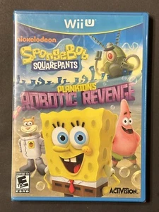 Sealed! Nintendo Wii U SpongeBob SquarePants: Plankton's Robotic Revenge - Picture 1 of 3