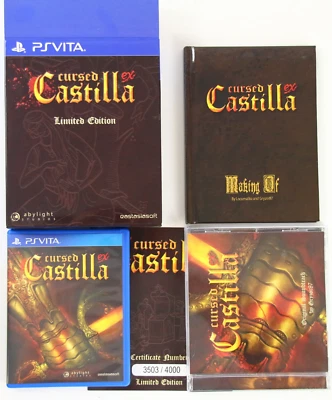 Sony Playstation PS Vita Cursed Castilla Limited Edition Sehr Gut Anleitung - Bild 1 von 3