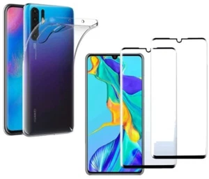TPU Hülle Transparent für Huawei P30 Pro + 2 Hartglas Kratzfest - Bild 1 von 6
