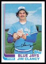 1982 Topps Jim Clancy Toronto Blue Jays #665