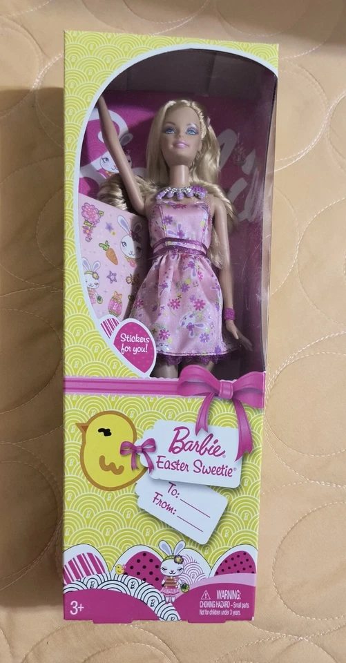 Barbie Easter Sweetie Doll 2009 by Mattel NRFB R6591