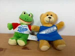 Build a Bear 5 Zoll 2er-Set, Cheerleader, Team Frosch - freundlicher Frosch, Teddy lesen - Bild 1 von 4