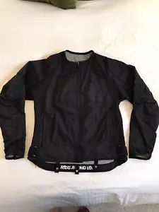 ICON Women's Merc Jacket Large Motorcycle Riding Safety - Back Armor Padding - Picture 1 of 11