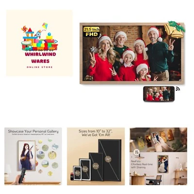 21.5 Inch Extra Large Digital Picture Frame 64GB, Digital Photo Frame 1920x10... - Image 1 of 4