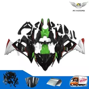 WOO Injection Green Fairing Fit for Kawasaki Ninja 2017 2019 650 EX650 f013 - Picture 1 of 24