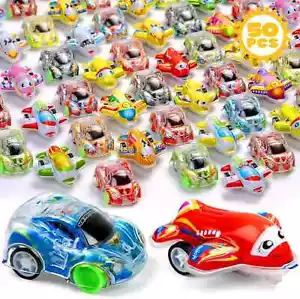 Buauty 50 Pcs Toy Cars Mini Pull Back Cars, Party Favors for Kids, Small... - Picture 1 of 2