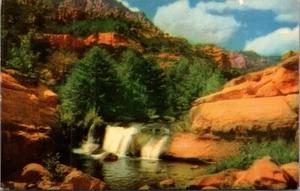 OAK CREEK FALLS Arizona AZ waterfall Postcard - Picture 1 of 2