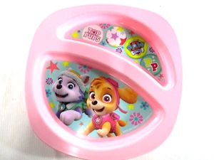 Paw Patrol Top Pups The First Years Segmented Plate 2016 Spin Master Plastic - Picture 1 of 9