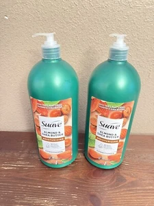 Suave Shampoo Balsamo al Burro di Mandorle e Karitè 40 Oz 2 Pezzi NUOVO DI ZECCA - Foto 1 di 4