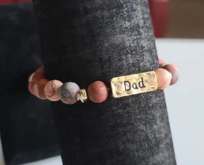 Pulsera Michele's Attic Boutique Semipreciosa Cuentas y Dije - PAPÁ PAPÁ 268521 Foto 1 de 4