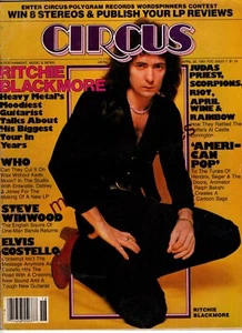 1981 Circus April 30 - Elvis Costello; Steve Winwood; The Who; Cliff Richard; - Picture 1 of 1