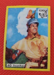 Ivanhoe Roger Moore Vlinder Matchbox Labels Trading Cards Music TV Film - Picture 1 of 2