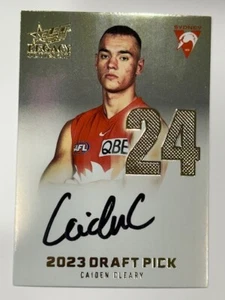 2024 AFL Legacy Ultimate Gold Draft Signature DPSG24 Caiden Cleary Sydney 19/85 - Bild 1 von 1