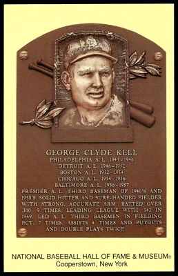 2006 George Clyde Kell Elected 1983 National Baseball Hall of Fame Postcard - Image 1 of 2
