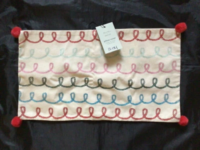FUNDA DE ALMOHADA WEST ELM MERI MERI REMOLINO MULTI NUEVA Foto 1 de 2