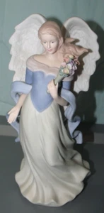 Home Interiors Charity Engel #11296-01 Porzellanfigur 10 Zoll groß 2001 - Bild 1 von 5
