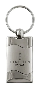 Lincoln MKZ Rectangular Wave Key Ring (Silver) - Picture 1 of 1