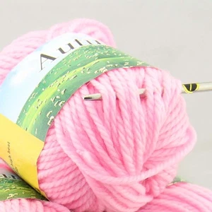 Sale New 1ballx50g Chunky Worsted Soft Wool Hand Knitting Yarn 202 pink - Picture 1 of 23