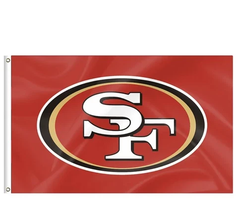 San Francisco 49ers 3x5 Flag Single Sided Banner NFL FAST FREE Shipping Cover
