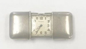 Vintage Movado .935 Sterling Silver Ermeto Travel / Purse Watch ~ Free Shipping - Picture 1 of 4