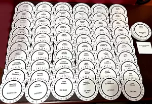 2020-2024 Cadaco All-Star Baseball (120 Pre-Cut Discs) SHOHEI OHTANI - Picture 1 of 4