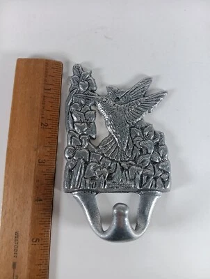 Gancho de pared decorativo de metal colibrí Carson de colección años 90 Foto 1 de 3