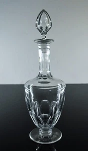 ANTIQUE CRYSTAL WINE OR DIGESTIVE DECANTER MODEL GENOVA BACCARAT SIGN - Picture 1 of 22