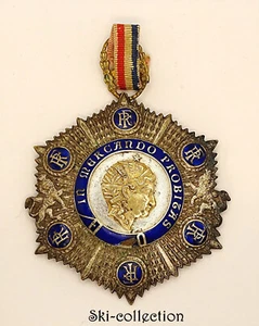 Großartig Medaille- Belohnung für Ein Kaufmann Honnête. Émail. Frankreich, Um - Picture 1 of 4