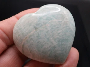 GOLDJUNGE69 GW AMAZONIT XL *HERZ * 49x52mm MADAGASCAR / 357ct. / UNIKAT  /  EDEL - Bild 1 von 2