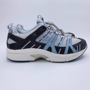 Dr. COMFORT Women's Comfort Control White/Blue Athletic Diabetic Shoes Size 8.5  - Picture 1 of 9