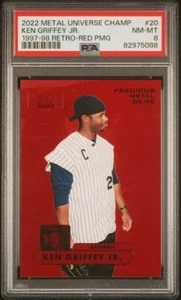 2022 Metal Universe KEN GRIFFEY Jr Retro-Red PMG /100 - Picture 1 of 2