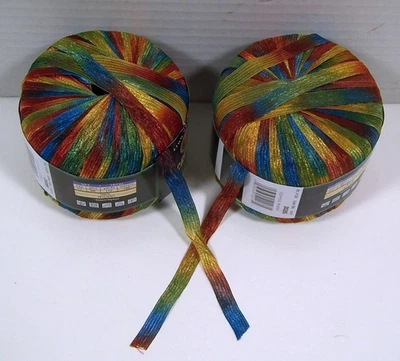 Increíble Cinta de Hilo Cobre Penny 208 Brillante Otoño Otoño Multicolor 2 LOTE NUEVO Foto 1 de 4